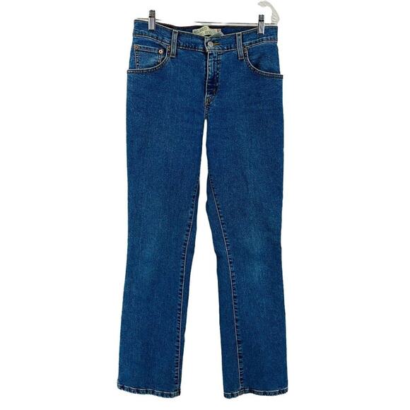 Levis 550 Womens Blue Medium Wash Denim Bootcut Jeans Size 6M - Picture 1 of 9